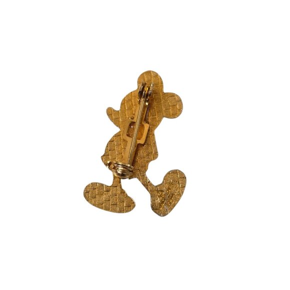 Vintage Mickey Mouse Walt Disney Prod Enamel Lapel Pin Button 1.25" x 0.75" - Picture 2 of 3